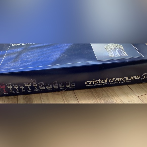 EUC x10 vintage lead crystal wine glasses - Picture 15 of 15